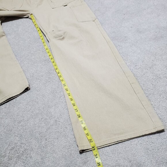 LIONESS NWT Miami Vice Pants Baggy Fit Barrel Leg Utility Beige Women's XL x 33" - Picture 15 of 16